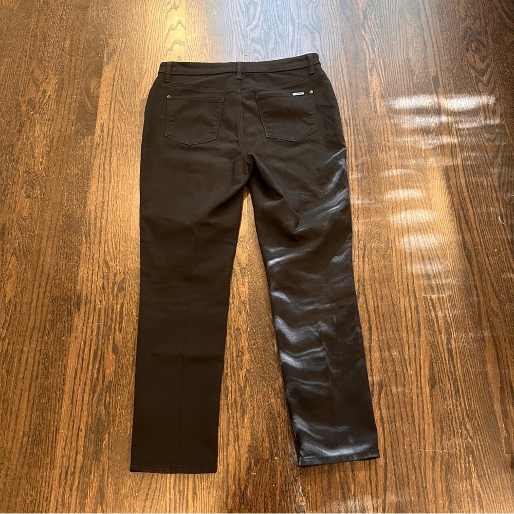 Chico's Black So Slimming Girlfriend Slim Leg Jeans Size 4 - Picture 9 of 9